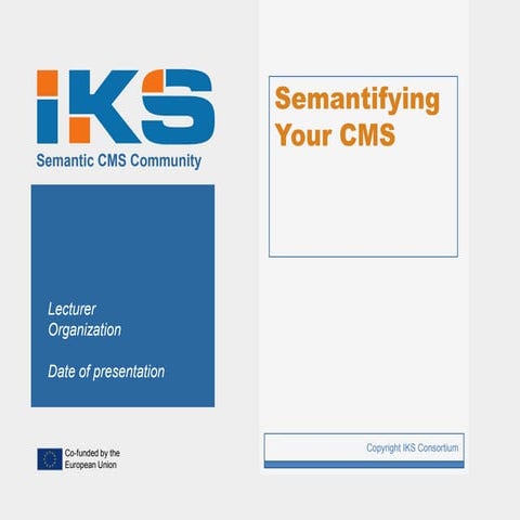 Lecture semantifying yourcms_presentation