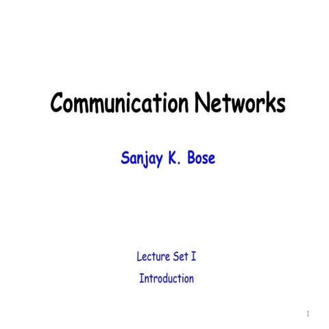 Lecture set 1 | PPT