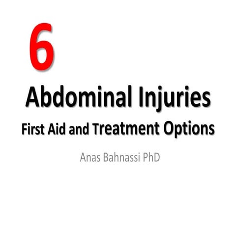 Lecture six abdominal injuries