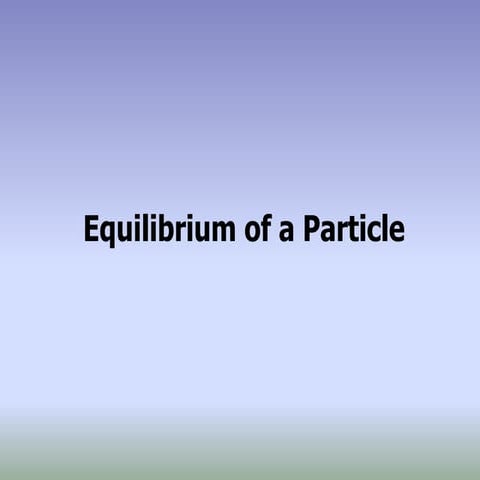 Lecture slide on Equilibrium of a Particle.pdf