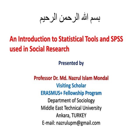 An Introduction to Statistics