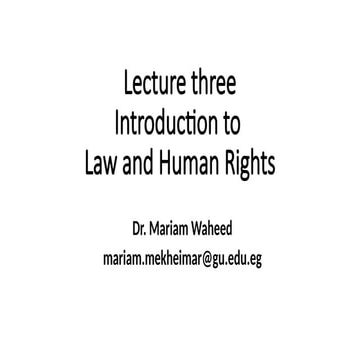Human Rights Presentation | PPT