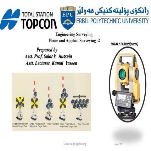 Lecture total Station Theory