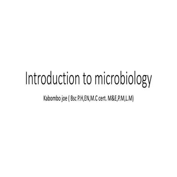 LECTURE TWO Introduction to microbiology.pptx