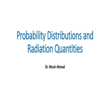 Probability Distributions