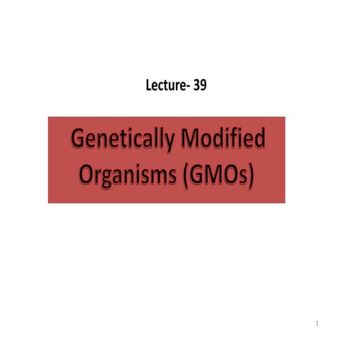 Lectut btn-202-ppt-l39. genetically modified organisms-i