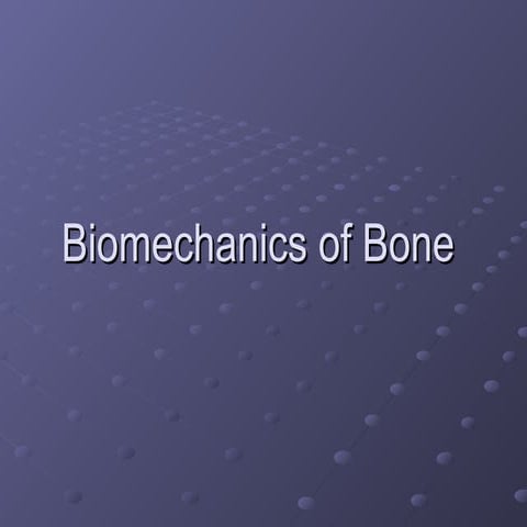 BIOMECHANICS OF BONE ITS MECHANICAL PROPERTIES , BEAHVIOUR