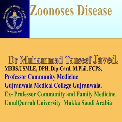  Zoonotic Diseases 