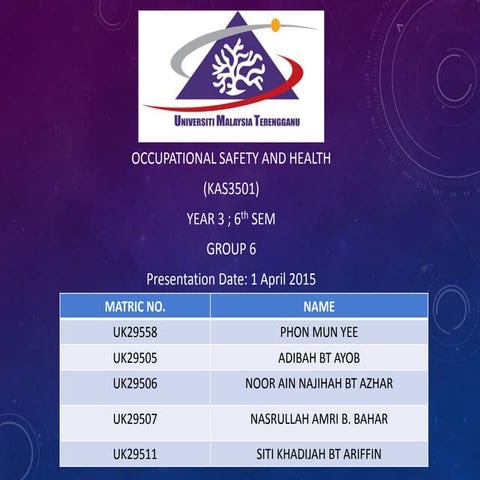 Dow Fire and Explosion Index (Dow F&EI) and Mond Index