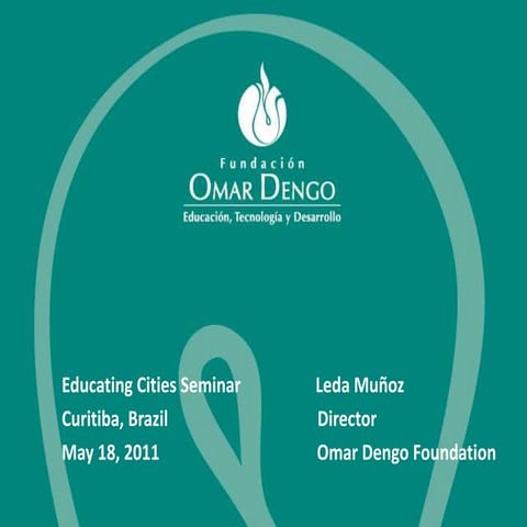 Leda Muñoz - Tecnologias e Aprendizado - CICI2011