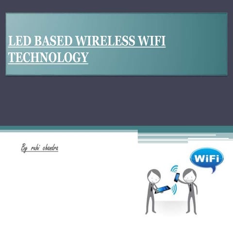 Led based wifi  wireless technology