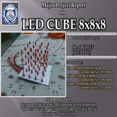 Led cube presentation | PPTX