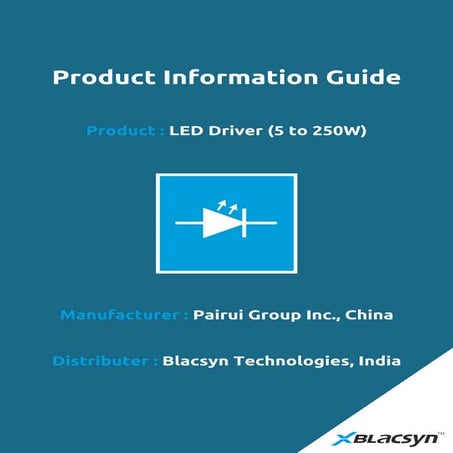 LED Driver - Product Information Guide