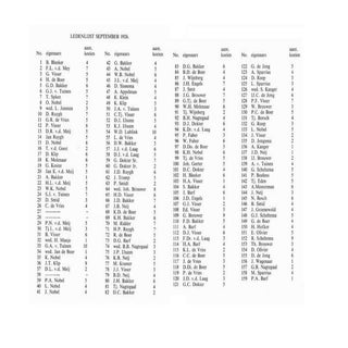 Ledenlijst zuivelfabriek 1926