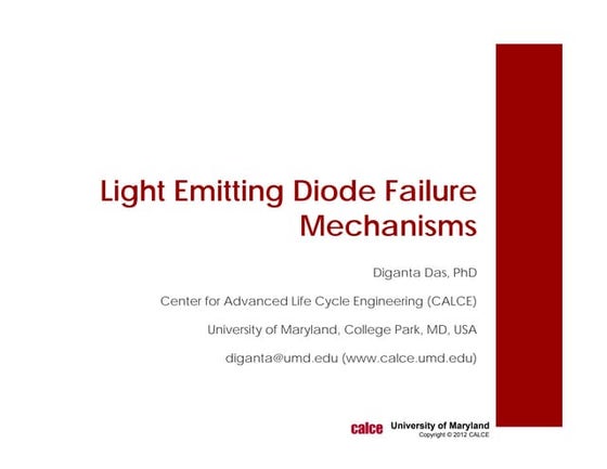 Internal Thermal Resistance of LEDs: LED Fundamentals | PPT