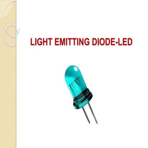LED's Presentation | PPTX