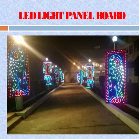 Led light panel board