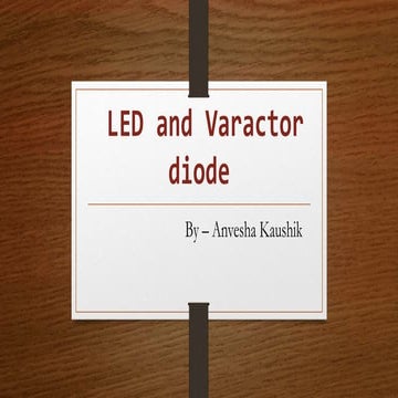 Principle, Construction, and Types of Varactor Diode – A Comprehensive ...