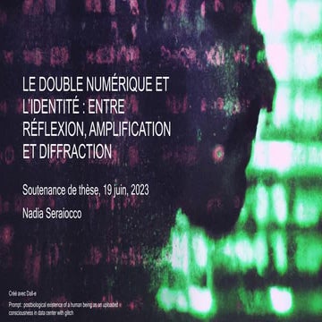 LE DOUBLE NUMÉRIQUE ET L’IDENTITÉ - plain-1.pptx