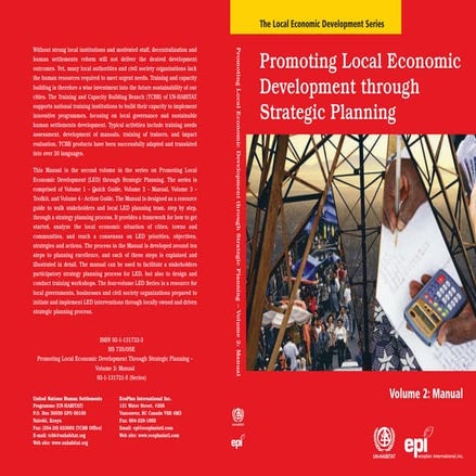 Promoting Local Economic Development through Strategic Planning