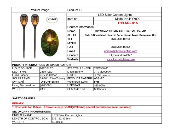 Led Solar Garden Lights