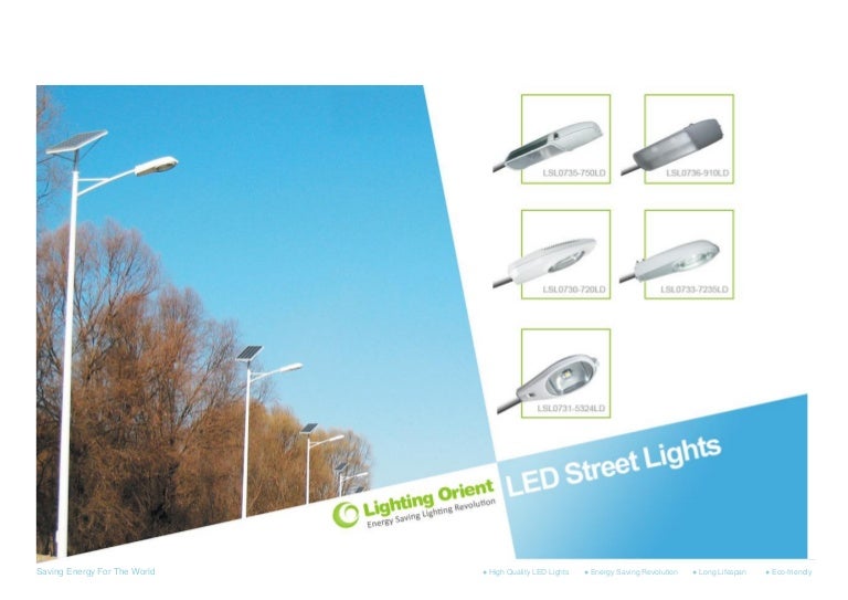 Led street lights manual Lighting Orient