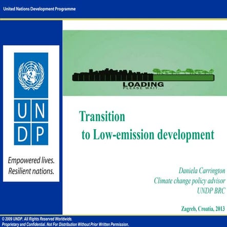 Transition to low-emission development