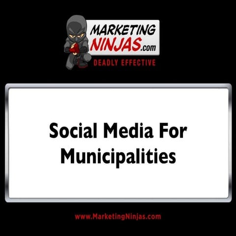 Social Media for Municipalities