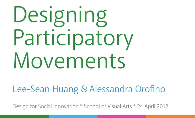 Designing Participatory Movements