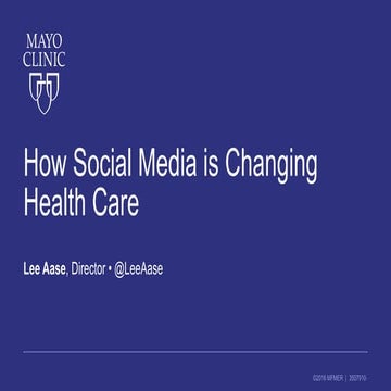 How Social Media is Changing Healthcare