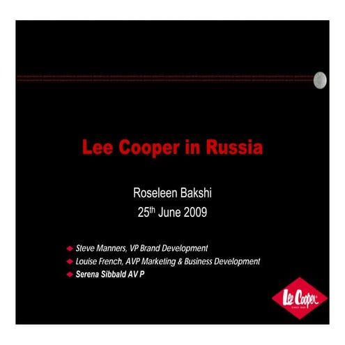 Lee Cooper Russia