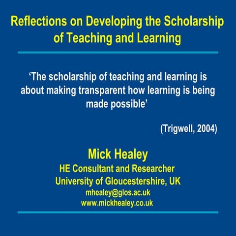 Leeds so tl reflections handout