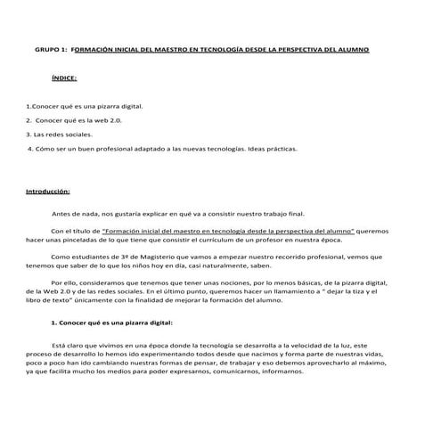 Formación Inicial del maestro desde la perspectiva del alumno