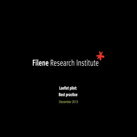 Leeflet Best Practices: Boots on the Ground