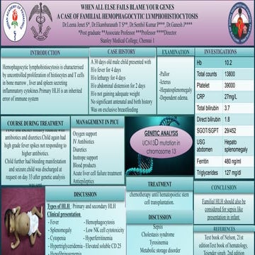leena poster final hemophagocytic lymphohistiocytosis.pptx