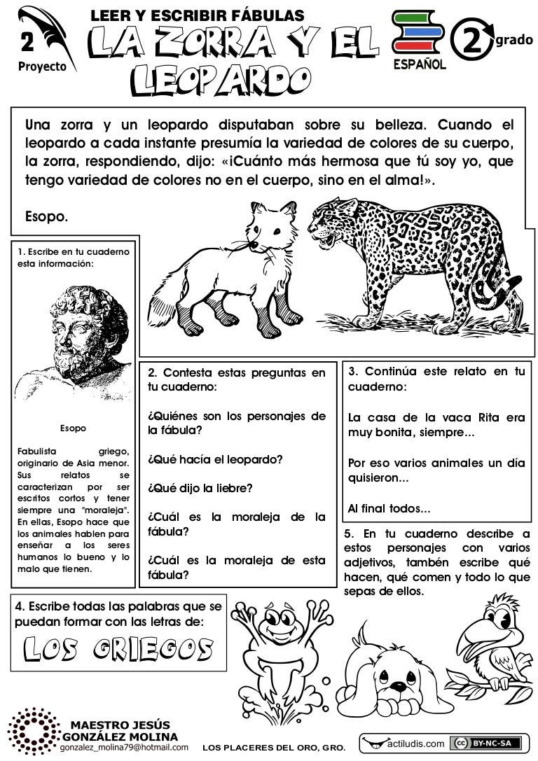 Leer yescribirfabulas