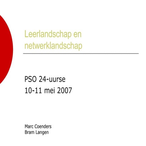 Leerlandschap