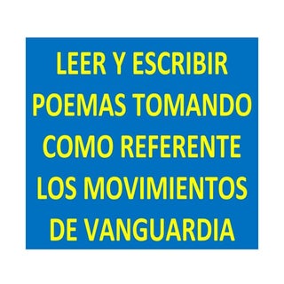 Leer y escribir poemas tomando como...