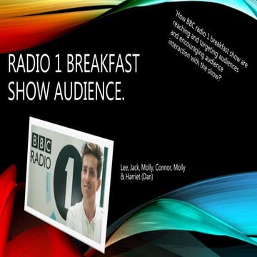 Lee's group radio 1 breakfast show