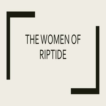Gender in Riptide