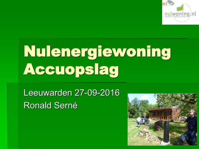 Nul op de meter: een kwestie van en...