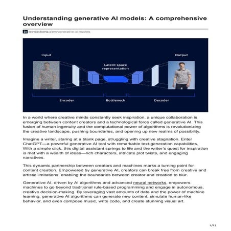 leewayhertz.com-Understanding generative AI models A comprehensive overview.pdf