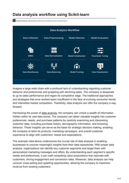 leewayhertz.com-Data analysis workflow using Scikit-learn.pdf
