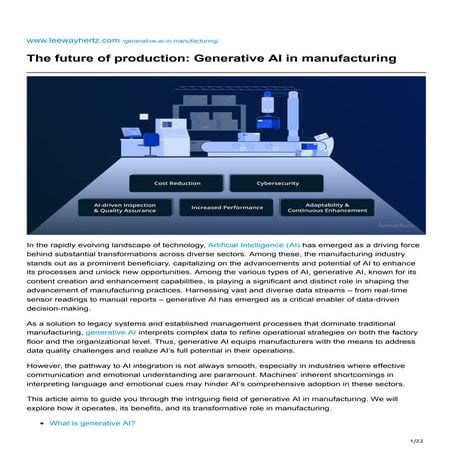 🌐 Transforming Supply Chains with Generative AI | PDF