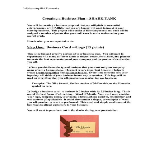 Le febvre   aqulini shark tank