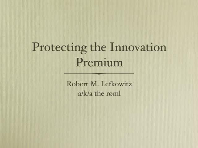 Lefkowitz Innovation