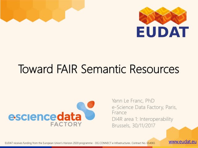 Toward FAIR Semantic Resources