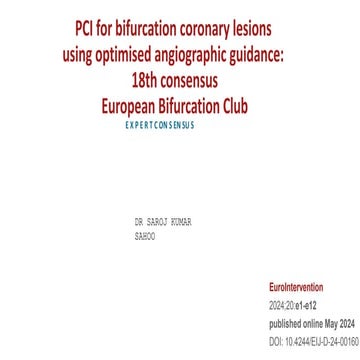 LEFT MAIN BIFURCATION STENTING EBC 2024.pptx