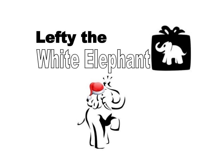 Lefty the white elephant gift game