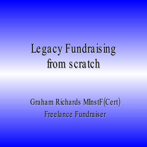 Legacies From Scratch Presentation   Sheffield Hallam Sept 09